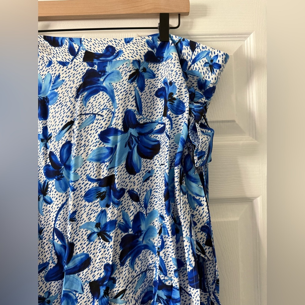 Eloquii Size 20 Floral Wrap Skirt ๐๐ค NEW WITH TAGS - Picture 5 of 8